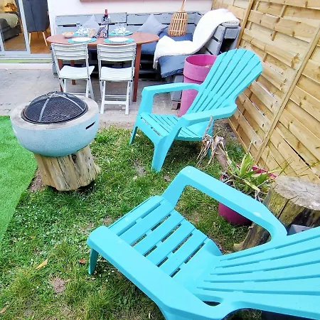 Balneo 100M Plage Parking Jardin Brasero דירה Berck